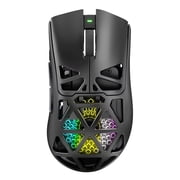 Tyasoleil G11 Wireless Gaming Mouse, Tri-Mode 2.4GHz/USB-C/BT Computer Mouse with 22000 DPI, 400mAh Battery, Esports-Grade PAW3311 Sensor, RGB Light Gaming Mice