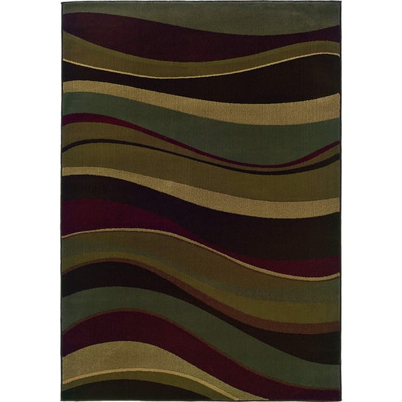 Oriental Weavers Tybee 1'10" x 2'10" Machine Woven Rug in Beige