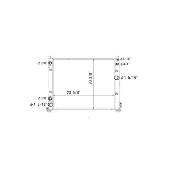 Tyc 13112 Radiator Assembly