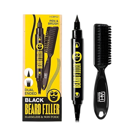Tyche Dual Ended Beard Filler Pen Precision Beard Shaper & Filler | Choose Color