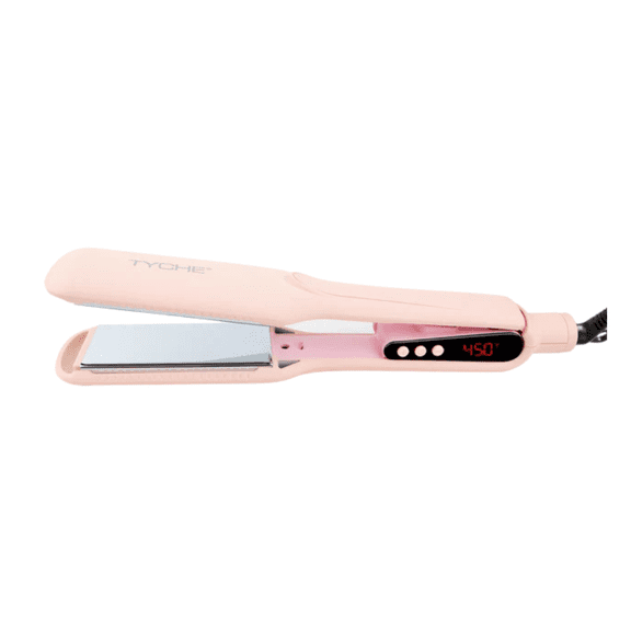 Tyche Nano Titanium Flat Iron | Professional Hair Straightener Choose Size