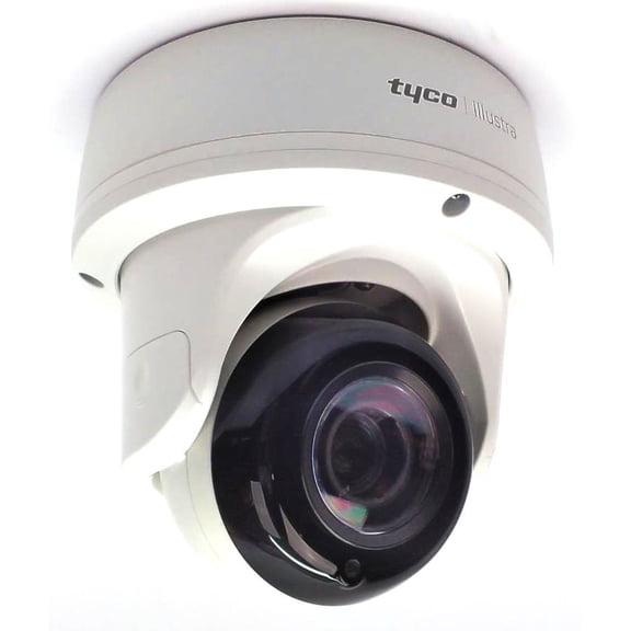 Tyco Illustra Pro Mini-Dome Security Camera Day Night Outdoor IP Network