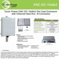 thumbnail image 1 of Tycon Power System ENC-DC-10x8x3 Die Cast Aluminum Outdoor Enclosure, 1 of 2