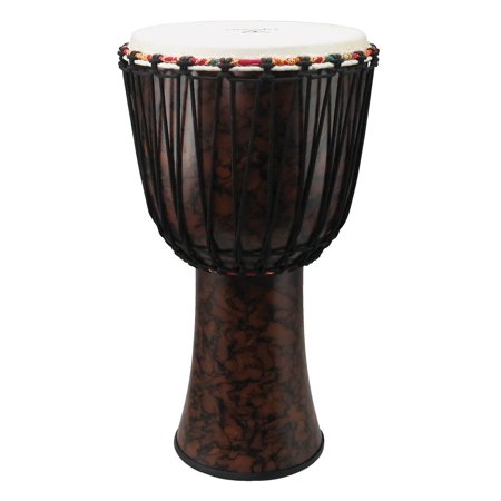 Tycoon 12 Fiberglass Rope Tuned Djembe - Marble Finish - TFAJ-12MA