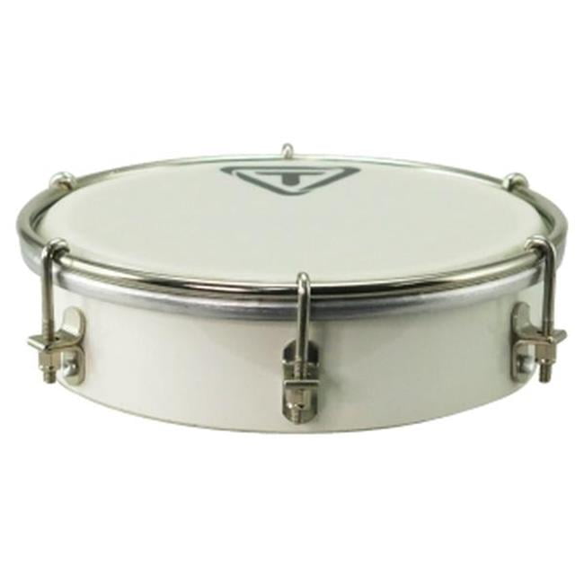 Tycoon  6 in. Wooden Tamborim, White