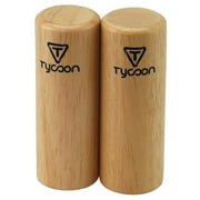 Tycoon Percussion - Large Round Wooden Shakers, Brown