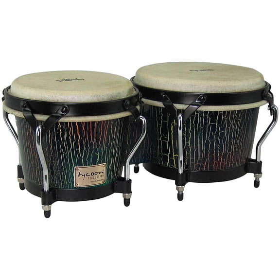 Tycoon Percussion Supremo Select Series Bongos 7 and 8 1/2 in. Dark Iris Finish