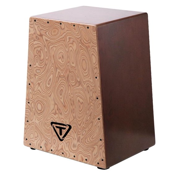Tycoon Vertex Series Cajon w/ Siam Oak Body & Makah Burl Front Plate