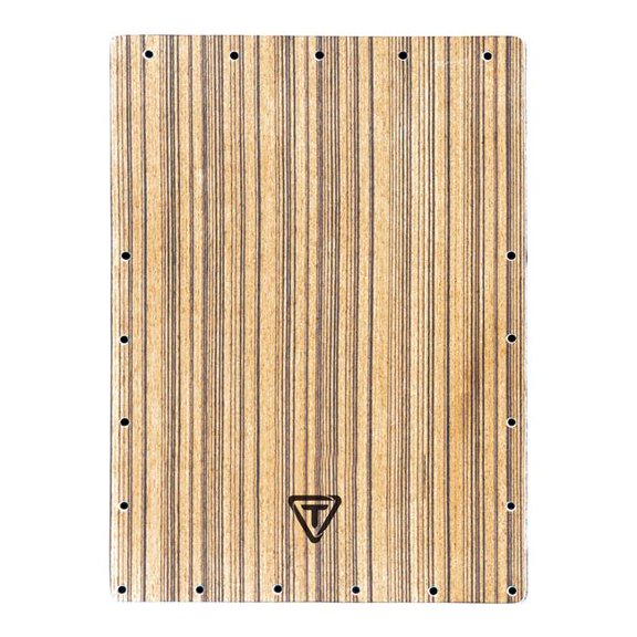 Tycoon 755467 Zebrano Cajon Replacement Front Plate, White