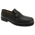 thumbnail image 1 of Tycoons Mens Wide Fitting Saddle Trim Moccasin Type Casual Shoes, 1 of 4