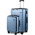 thumbnail image 1 of TydeCkare 2-Pcs 20/28" Luggage Set ABS+PC Hardshell Lightweight Carry Ons TSA Lock & Spinner Wheels, Blue, 1 of 8