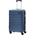 thumbnail image 1 of TydeCkare 28" Checked Luggage, ABS+PC Lightweight Hardshell Suitcase with TSA Lock & Spinner Silent Wheels,101L Capacity, Ice Blue, 1 of 8