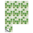thumbnail image 1 of 1Set Adhesive Tile 3D Sticker Kitchen Bathroom Wall Sticker Decoration, Wall Sticker Playhouse, Window Clings, Wallpaper for Teen Girls, Great for Gifts, 1 Set of 10 Pieces, 1 of 1