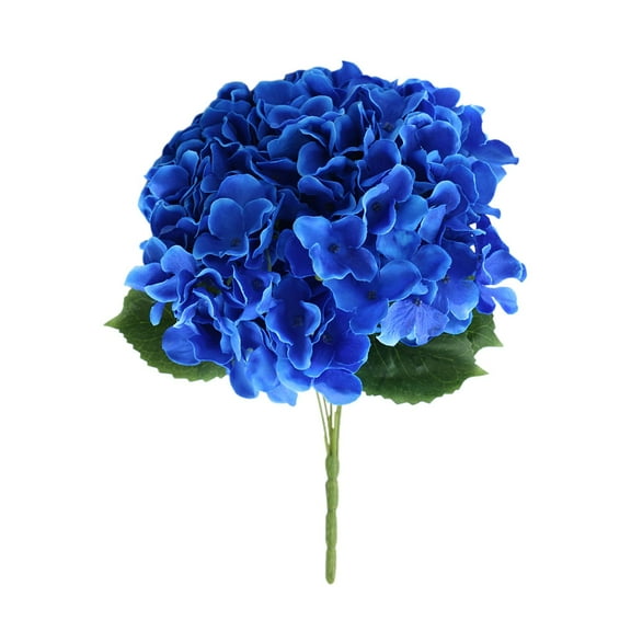 Tyeign 13 in Silk Hydrangea Bouquet, 5 Large Heads Artificial Flowers for Wedding Centerpiece, Realistic Touch Home Decor, 1X Artificial Flower Bouquet, 1X Artificial Flower Bouquet