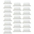 thumbnail image 1 of Tyeign 25-Pack Hanging File Folder Tabs & Inserts, Clear Plastic 2-In Label Holders for Letter-Size Folders, Office Classroom Organization, 25X Index Sheets, 25X Label Sheets, 1 of 4