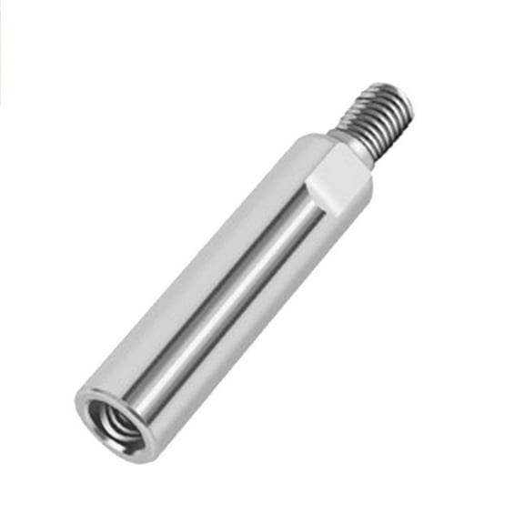 Tyeign Angle Grinder Extension Rod 5/8-11 Thread, 3.1 in Stainless-Steel Shaft for Model 100 Grinders & Polishers, Quick-Change Design for Deep-Corner Polishing & Cutting, 1 × Extension Sleeve