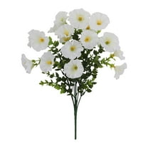 Tyeign Artificial Morning Glory Vine, Uv-Safe Silk Trumpet Blooms for Autumn Garden & Wall Décor, Bendable Faux Garland for Fence Porch Balcony Indoor/Outdoor Greenery, 1 Flower