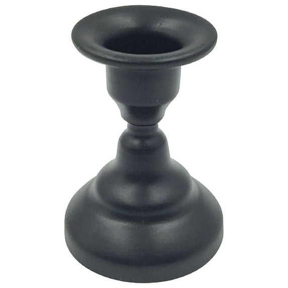 Tyeign Candles & Holders Clearance Black Dual-Use Candlestick Iron Candlestick Simple Geometric Round Iron Candlestick 1Pc, Candle Holders Clearance Sale