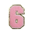 thumbnail image 1 of Tyeign Embroidery Stickers, Computer Embroidery Towel Embroidery Pink 0-9 Number Clothing Accessories Clothing And Hat Accessories Patch Cloth Stickers Cute Stationery, Cute Stationery Supplies, 1 of 2