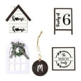 thumbnail image 1 of Tyeign Farmhouse Tiered Tray Decor Set, Rustic Wooden Mini Signs with Led Fairy Lights, Kitchen Table Centerpiece for Coffee Bar Shelf, Housewarming Gift, 1 Set of Tray , 1 Set of Tray Decorations, 1 of 9