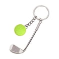 thumbnail image 1 of Tyeign Golf Ball Keychain Realistic Simulation, Metal Bag Charm for Sports Fan, Coach Gift, Tournament Prize, Detachable Ring for Keys, Backpack, Zipper, Durable Zinc Alloy, Pendant*1, Pendant*1, 1 of 9