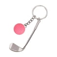 thumbnail image 1 of Tyeign Golf Ball Keychain Realistic Simulation, Metal Bag Charm for Sports Fan, Coach Gift, Tournament Prize, Detachable Ring for Keys, Backpack, Zipper, Durable Zinc Alloy, Pendant*1, Pendant*1, 1 of 9