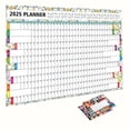 thumbnail image 1 of Tyeign Home Calendar, Paper, Wall Planner 2025 Extra Large 20.67 X 20.91 Color Full Year Calendar 12 Month Yearly Personalized Folded, 1 of 8