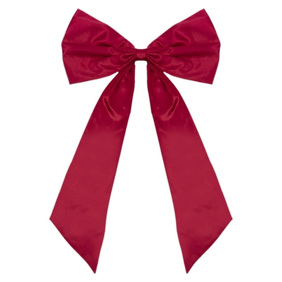 Tyeign Large Satin Ribbon Bow, 40X24 Inches Oversized Decorative Bow for Room Decor, Birthday Party, Wedding, Ballerina Theme, Wall Hanging, Reusable Celebration Decor