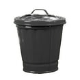 thumbnail image 1 of Tyeign Modern Black Metal Trash Can with Lid, 4 in Tabletop Waste Bin for Office Desk, Sleek Storage Or Planter Alternative, 1X Mini Trash Can, 1X Mini Trash Can, 1 of 8