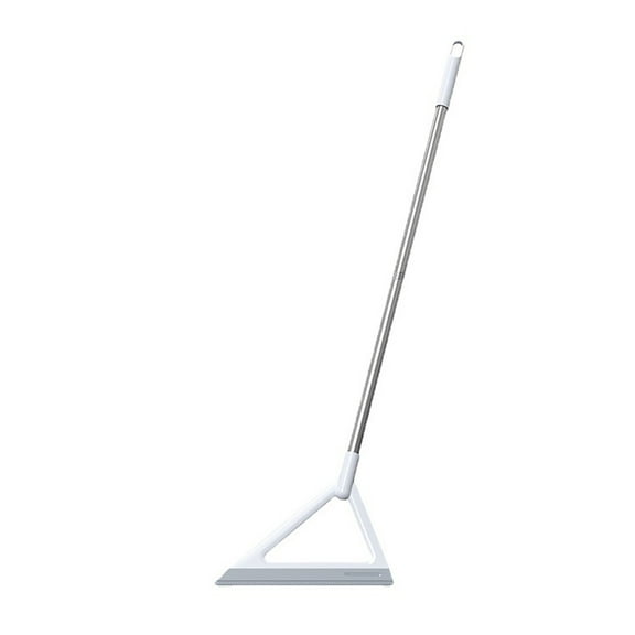 Tyeign Multifunctional Non-Stick Hair Wiper Broom for Bathroom Kitchen, 2-In-1 Floor Scraper & Sweep Tool, Comfortable Grip Stainless Steel Handle, Balcony Garage Pet Area, 1 Pc Sweeping Wiper