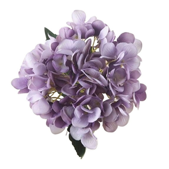Tyeign Outdoor Artificial Hydrangea Bushes 18-In, Uv-Resistant Faux Flower Bunch for Wedding Home Shop Planter, No-Fade Spring Summer Porch Decor, 1 Artificial Hydrangea, 1 Artificial Hydrangea