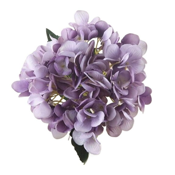 Tyeign Outdoor Artificial Hydrangea Bushes 18-In, Uv-Resistant Faux Flower Bunch for Wedding Home Shop Planter, No-Fade Spring Summer Porch Decor, 1 Artificial Hydrangea, 1 Artificial Hydrangea