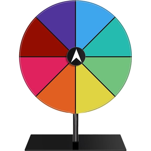 Tyeign Prize Wheel with Stand |, 1 Acrylic Turntable