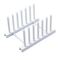thumbnail image 1 of Small Drying Rack for Dishes, Tyeign Kitchen Plastic Pot Lid Shelf Cooking Storage Kitchen Decor Tool Stand Holder Plate Drying Rack Dish Rack Small Plate Rack, 1 of 2