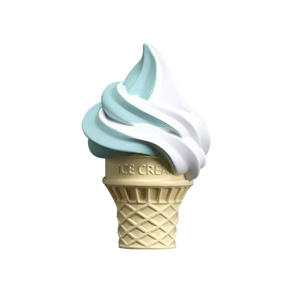 Tyeign Realistic Ice-Cream Cone Fridge Magnet, 3D Resin Coated Food Miniature for Kitchen Locker, Funny Gift for teen Teens, Collectible Candy Locker Swag, 1X Fridge Magnet, 1X Fridge Magnet