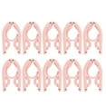 thumbnail image 1 of Tyeign Retractable Travel Hangers 4-Pack Foldable Plastic, 3-Stage Compact Tie Rack for Suitcase Dorm Closet, Lightweight 0.6 Lb Set for Coats Shirts Delicates, 10*Hook, 1 of 9
