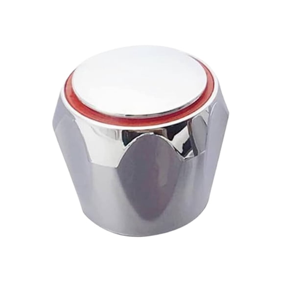 Tyeign Universal Silver Kitchen & Bathroom Faucet Replacement Head, Cold-Hot Water Tap Handle Assembly, Easy-Install Basin Spout Part for Home, Rv, Apartment Sinks, , A Bathroom Faucet Repair Part