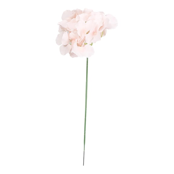 Tyeign White Silk Hydrangea Artificial Flowers with Stems, 7-Pack 7 in Heads for Wedding Bouquet Centerpiece, Diy Party Home Shop Décor, Cuttable Wire Stems, 7X Artificial Flowers