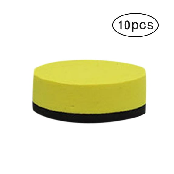 Tyeign Whiteboard Eraser, Mini Dry Erases , 10Pack Magnetic Whiteboard Dry Erasers Chalkboard Cleaner Wiper for teens And Classroom Teacher Supplies, Home And Office Office Supplies for Women Yellow