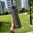 thumbnail image 1 of Tyeso Thermo Mug With Straw Portable Tumbler Vacuum Flasks Cup Sports Mug Cold and Hot Insulated Cup Travel Thermal Water Bottle, 1 of 10