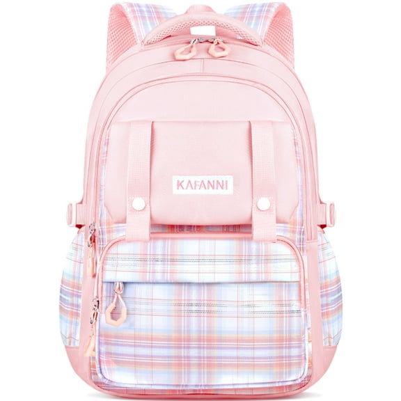 Tyethy Girls Backpack School Backpack for Kids, Cute Bookbag, Waterproof Middle School Bags, Pink