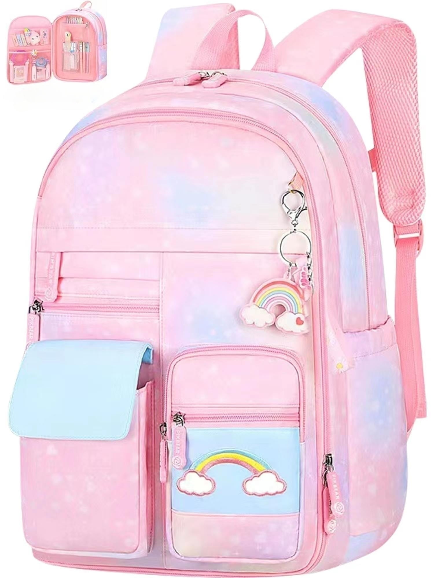 Pregoods Shop, Large Waterproof Anti-Theft Girls School Backpack