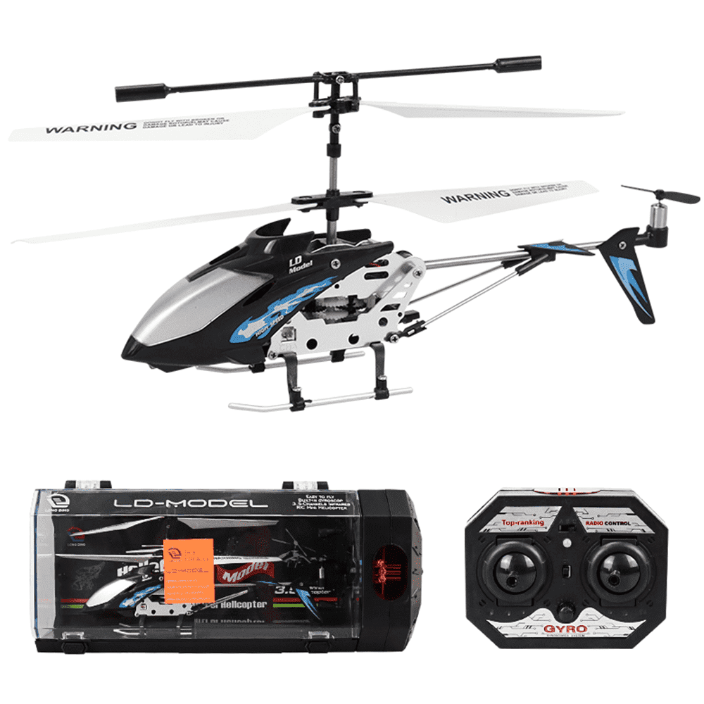 Tyethy Remote Control Helicopter RC Helicopters with Lights for Beginners, 3.5 CH Aircraft Indoor Flying Toy, One Key Take off Landing