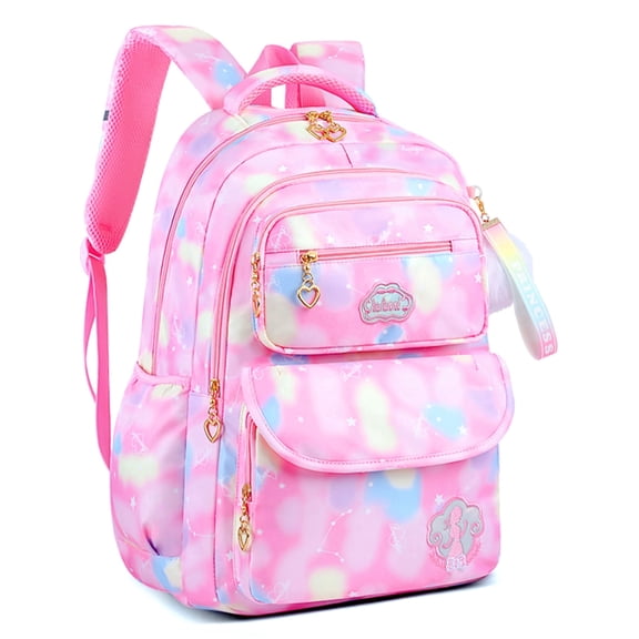 Flash Deal Tyethy Girls Backpack, School Backpack for Teens Middle High School Bookbag Large Capacity Lightweight for College Students, Pink