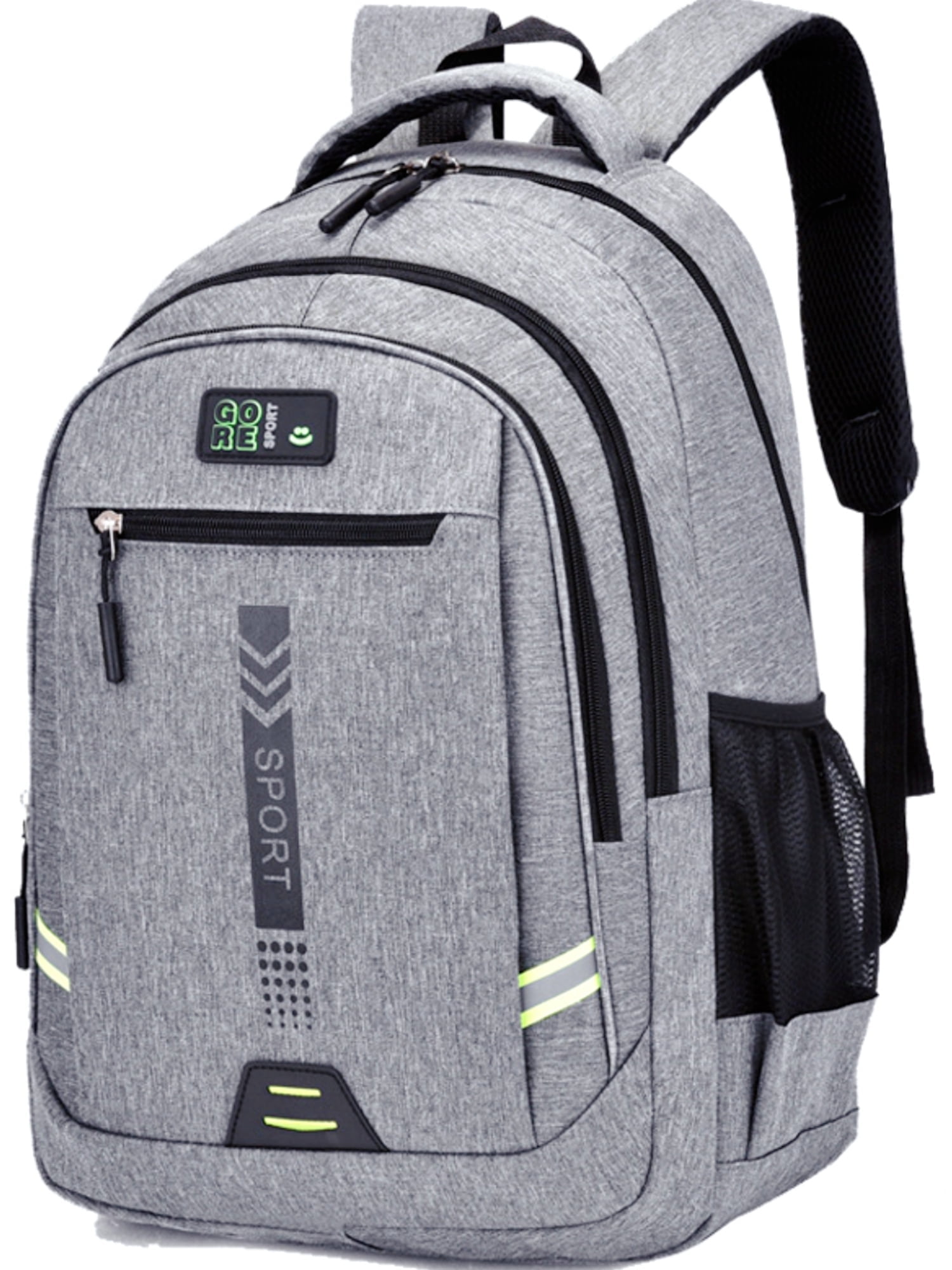 Tyethy Travel Laptop Backpack for Men Women, 15.6 Inch Business Slim Laptops Bag, College School Computer Bag Gifts, Gray