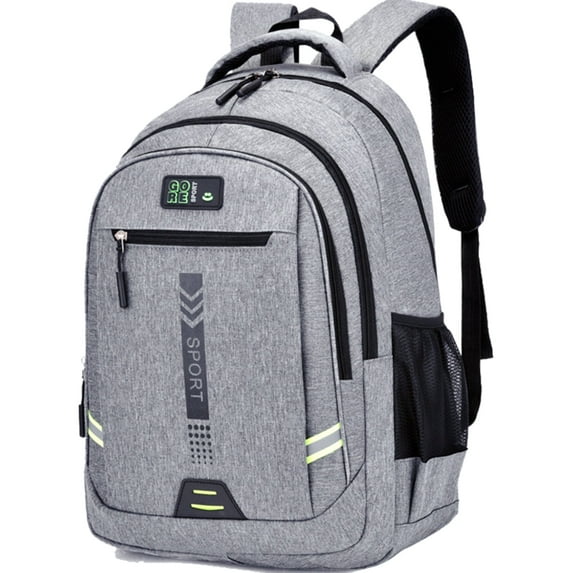 Tyethy Travel Laptop Backpack for Men Women, 15.6 Inch Business Slim Laptops Bag, College School Computer Bag Gifts, Gray