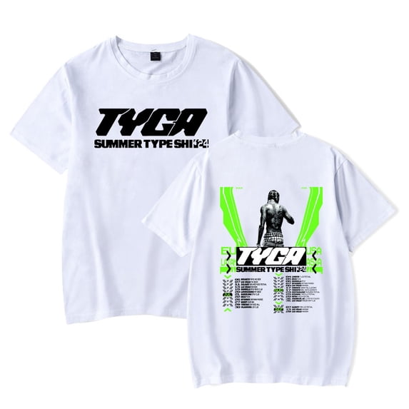 Tyga Neutral style fashionable loose summer casual short sleeved T-shirt top