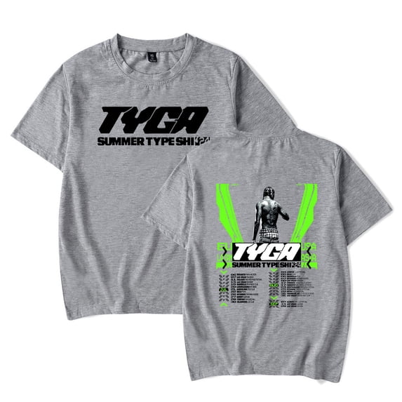 Tyga Neutral style fashionable loose summer casual short sleeved T-shirt top
