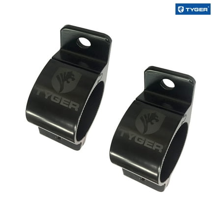 Tyger Auto 2pc Light Mount Clamp Kit for 2.5inch Round Tube Bull Bars / Lamp Bars
