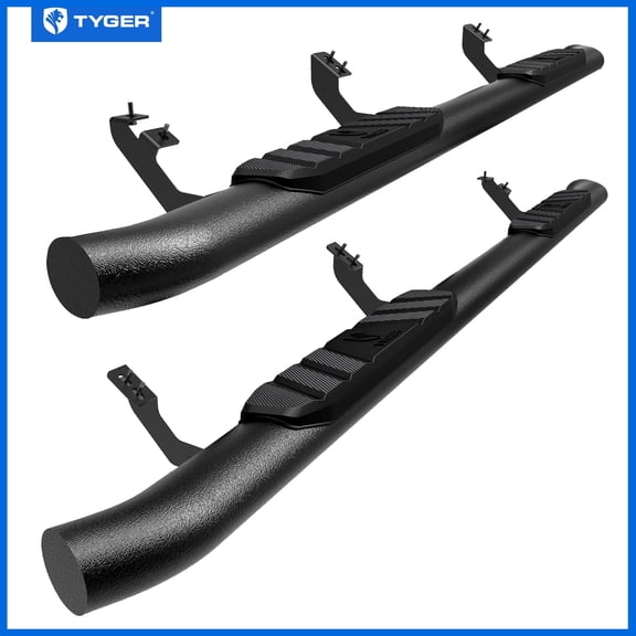 Tyger Auto 3.5" Rider Running Boards Compatible with 2024-2026 Toyota Tacoma (Fits Hybrid) | Double Cab | TG-SS2T36008 | Side Step Rail Nerf Bars
